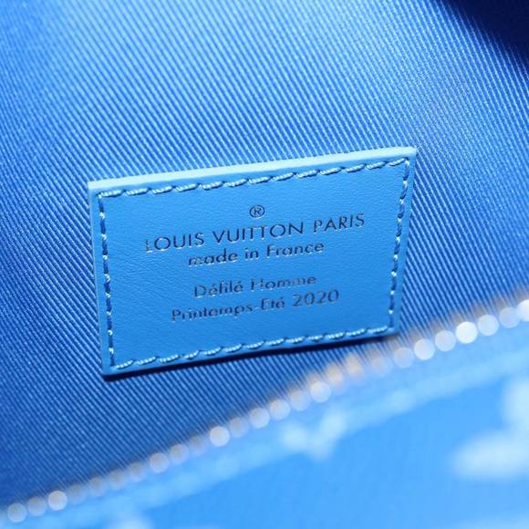 LOUIS VUITTON Monogram Clouds Soft Trunk Shoulder Bag Blue M45430 LV Auth 46350A - Picture 9 of 16